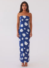 What I Want Maxi Dress - Navy Flora