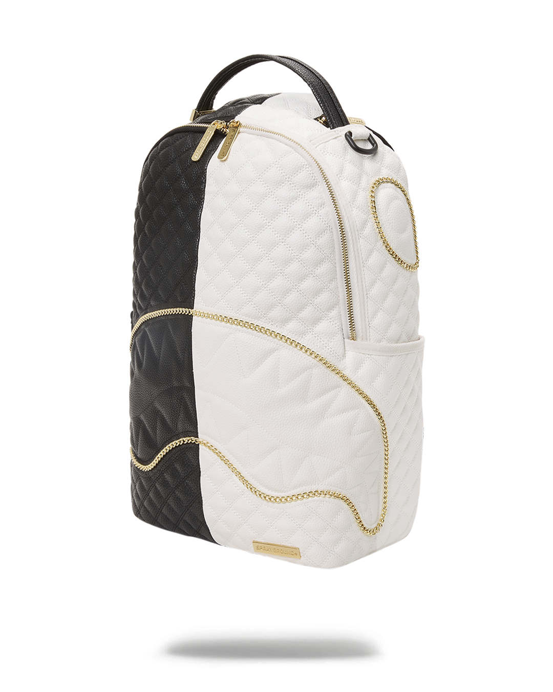 LEVELED UP SPLIT QUILT SHARK BACKPACK (DLXV)