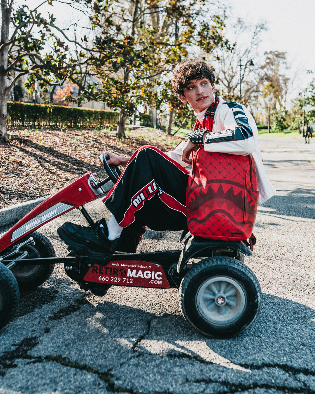 MONEY PATTERN BRICK BACKPACK (DLXV)