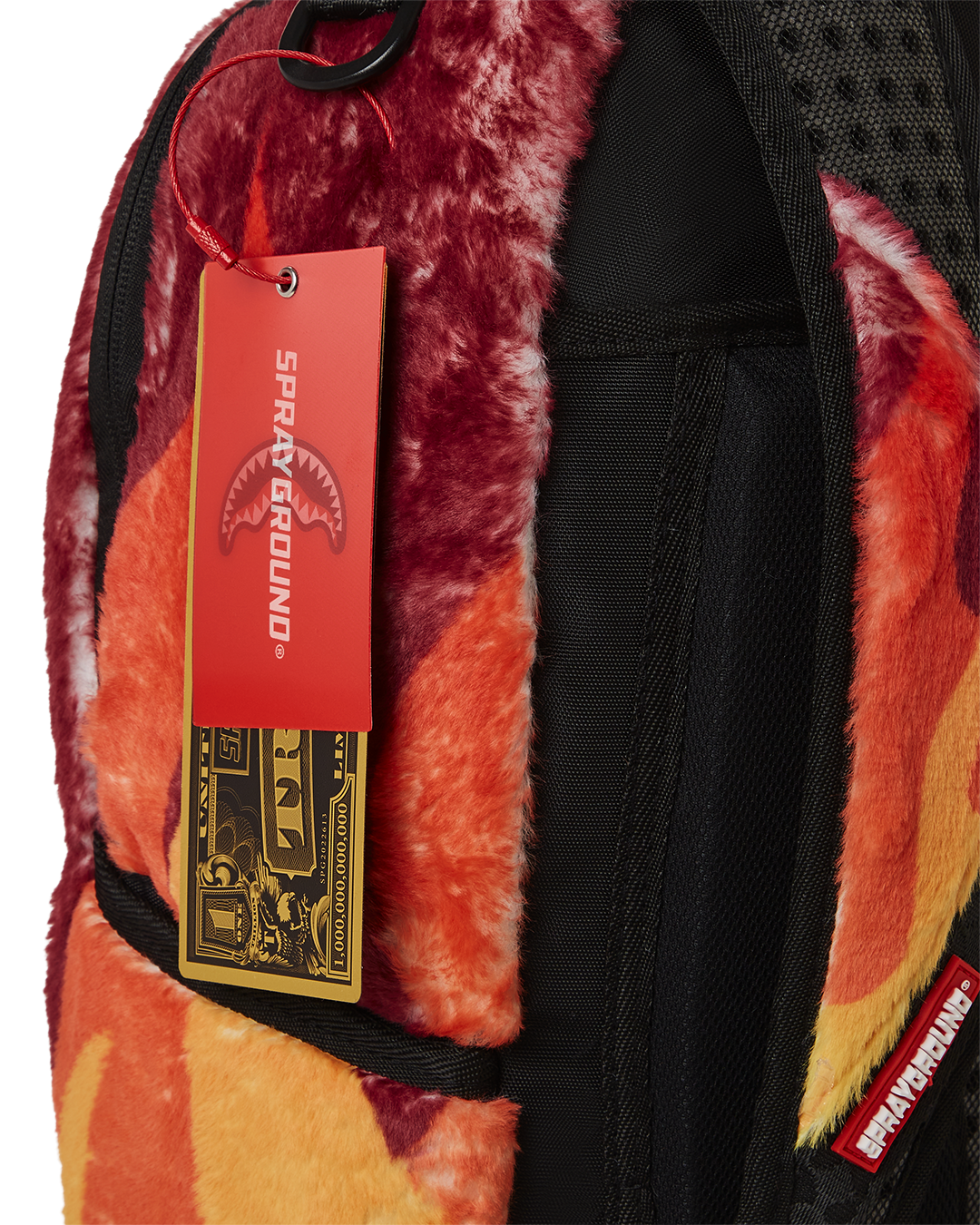 DIABLO COZY VELOUR FUR BACKPACK